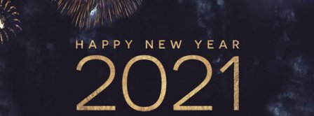 Happy New Year 2021 Fireworks Facebook Covers
